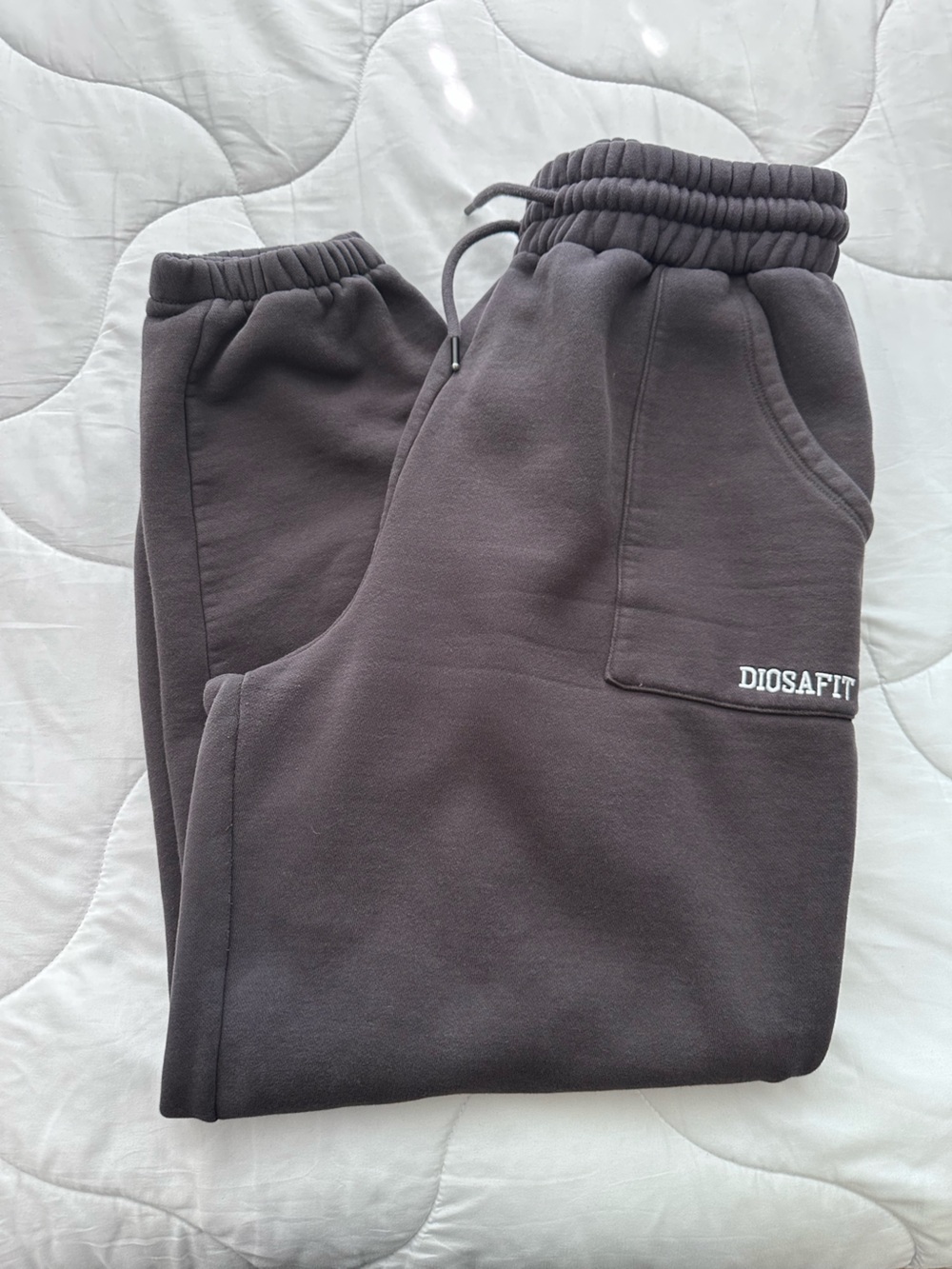 DIOSAFIT Women's Charcoal Track Pants - Drawstring Joggers -Size XXL